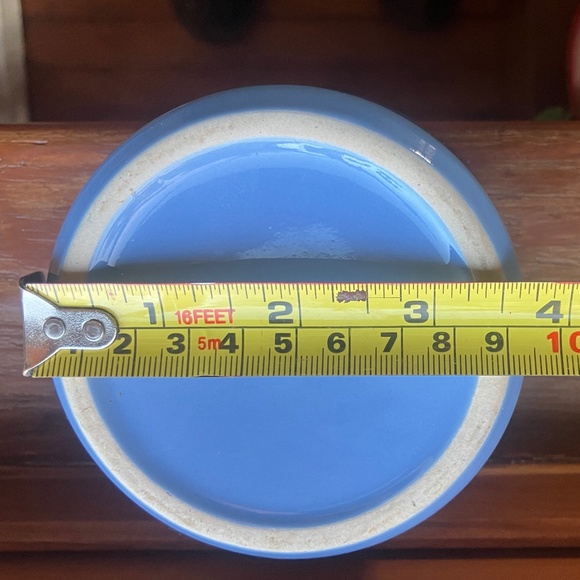 2 Heavy duty Stoneware Ceramic Pet Hamster Reptile Bowls, blue yellow - Picture 11 of 14